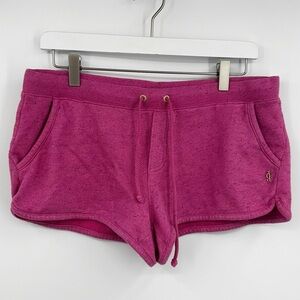 Juicy Couture Pink Sweat Shorts Size Medium Early 2000s Vintage Style